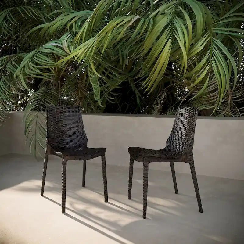 Chaises de patio d'extérieur Lumina, lot de deux