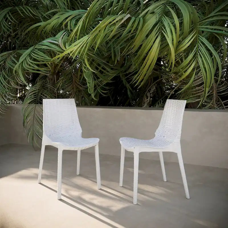 Chaises de patio d'extérieur Lumina, lot de deux