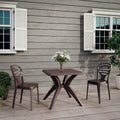 Ensemble chaises Kova et table Marcella