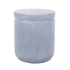 Table d'appoint ronde pour patio, design modulaire, table de chevet intérieure/extérieure