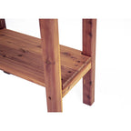 Table d'appoint rectangulaire en cèdre, modèle MM115 d'American Furniture Classics