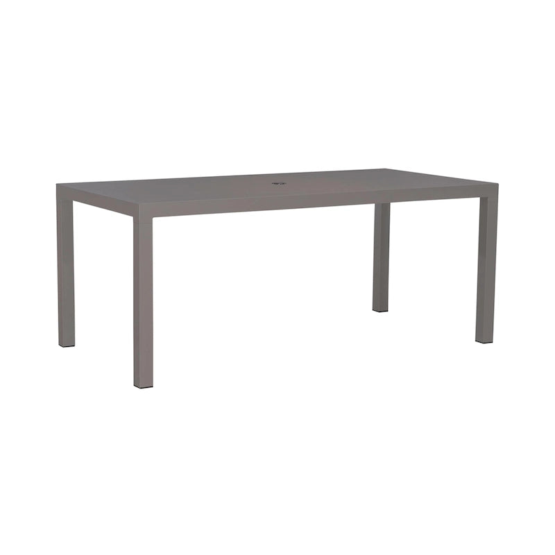Table d'extérieur rectangulaire à pieds en granit Plantation Key - Granit
