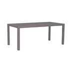 Table d'extérieur rectangulaire à pieds en granit Plantation Key - Granit