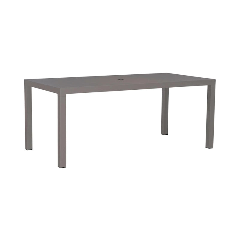 Table d'extérieur rectangulaire à pieds en granit Plantation Key - Granit