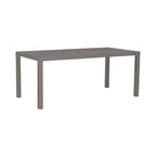 Table d'extérieur rectangulaire à pieds en granit Plantation Key - Granit