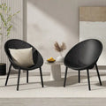 Christopher Knight Home - Gould Fauteuil d'appoint Elise en polyester pour intérieur/extérieur (lot de 2)