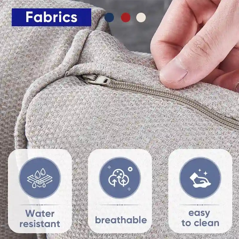 Ensemble canapé d'extérieur et fauteuil pivotant en rotin à dossier haut - Marron