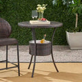 Rattan Counter Table