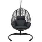 Fauteuil suspendu en osier