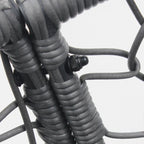 Fauteuil suspendu en osier