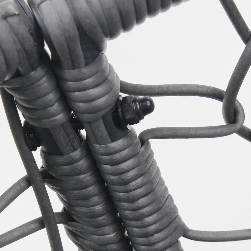 Fauteuil suspendu en osier