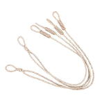Balançoire de jardin minimaliste pour deux personnes avec cordes, design incliné sécurisé