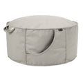 Pouf d'intérieur/extérieur sans cadre Montlake de Classic Accessories, gris chiné