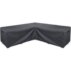 Outdoor Sectional Cover Waterproof & UV-Resistant Garden Couch Cover