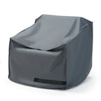 Housse de luxe pour fauteuil de jardin Portofino Casual 3 pièces en polyester gris