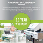 Housse de barbecue haut de gamme Patio Companion 58 pouces - 58 pouces