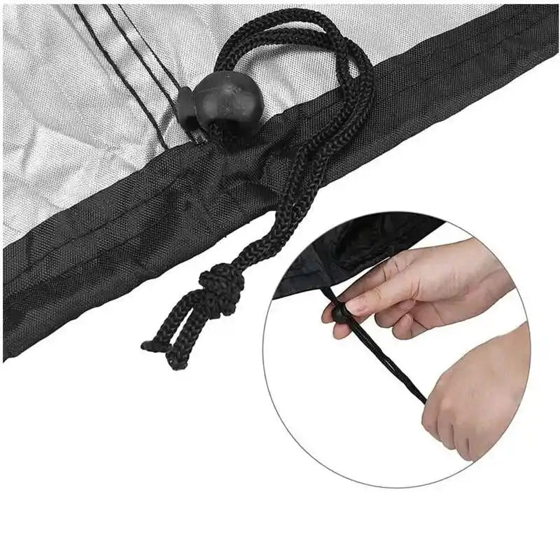 Housse carrée Shatex 30 po noire résistante aux intempéries