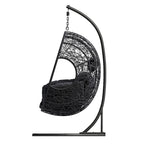 Nouveau fauteuil suspendu œuf en résine tressée PE pour l'intérieur et l'extérieur