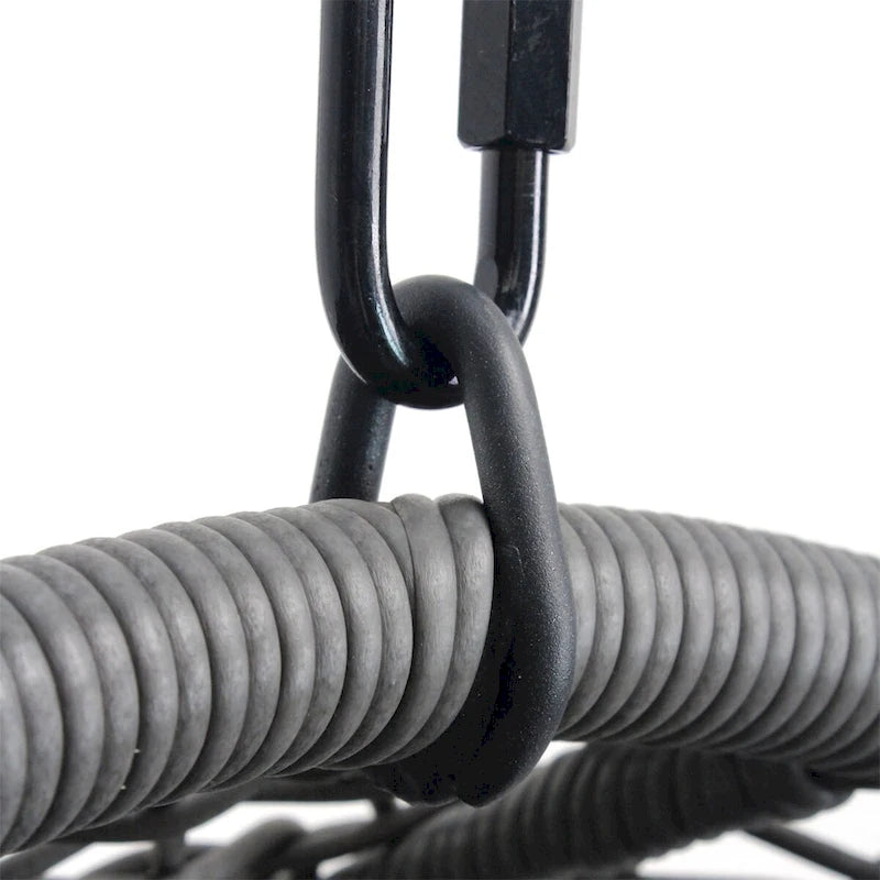 Nouveau fauteuil suspendu œuf en résine tressée PE pour l'intérieur et l'extérieur