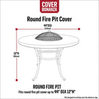 Housse pour foyer rond Cover Bonanza de 44 pouces