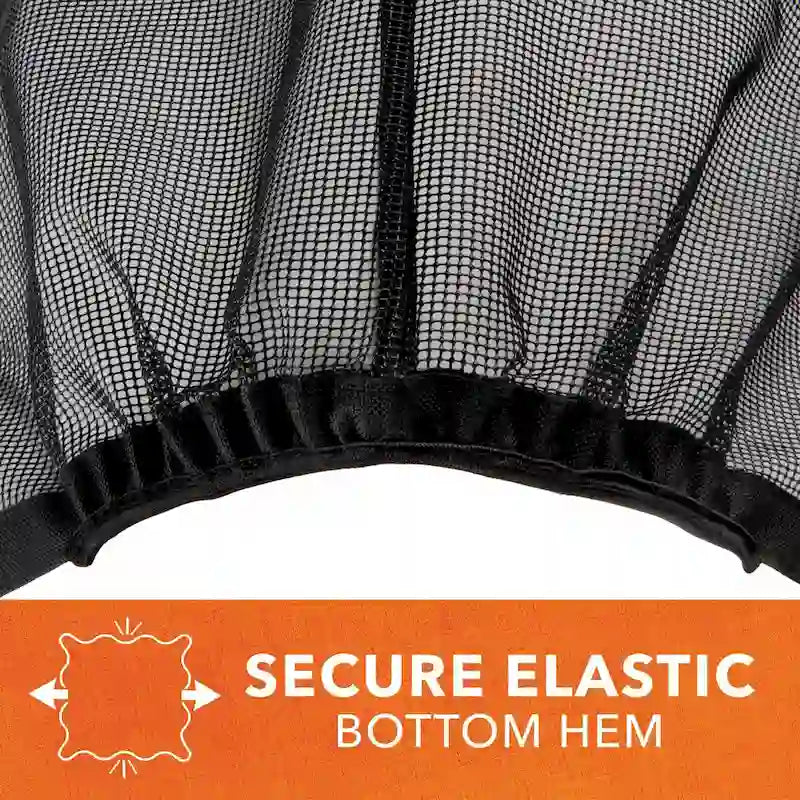 Cache-climatiseur carré Modern Leisure Basics, 81 cm x 81 cm x 81 cm, noir et beige - 81 cm (L) x 81 cm (l) x 81 cm (H)