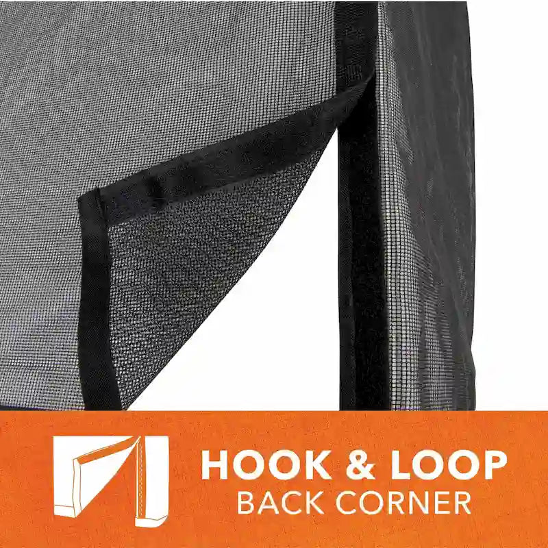 Cache-climatiseur carré Modern Leisure Basics, 81 cm x 81 cm x 81 cm, noir et beige - 81 cm (L) x 81 cm (l) x 81 cm (H)