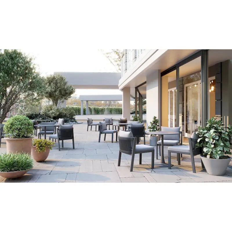 Table de salle à manger Soleil grise