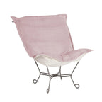 Fauteuil à volutes Allan Andrews avec structure en titane, collection Bella