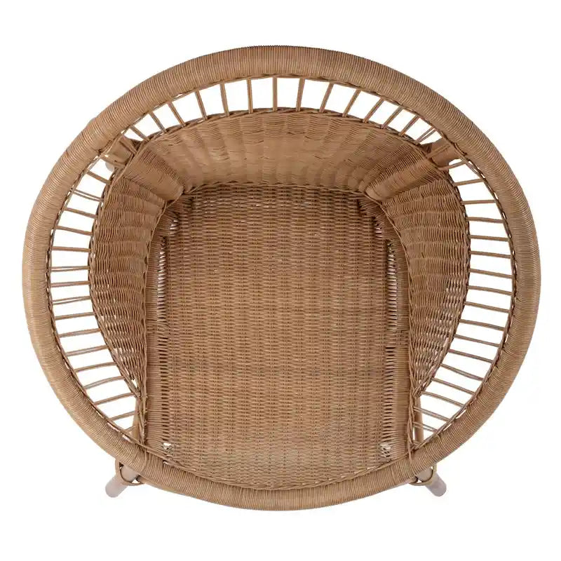 Fauteuil d'appoint Savannah en rotin tressé