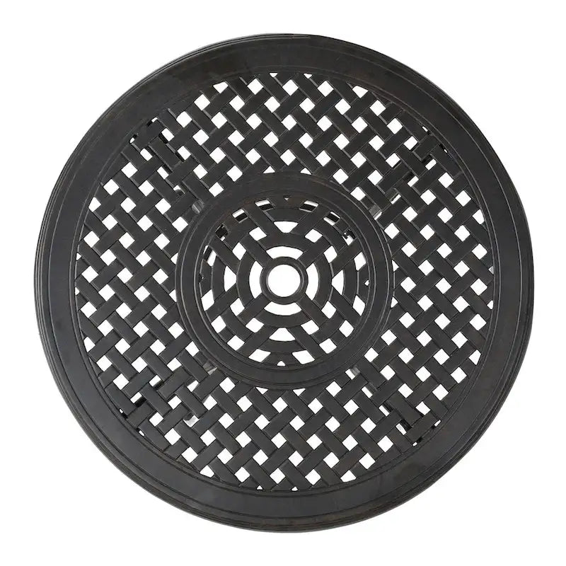 Table de bar en aluminium moulé