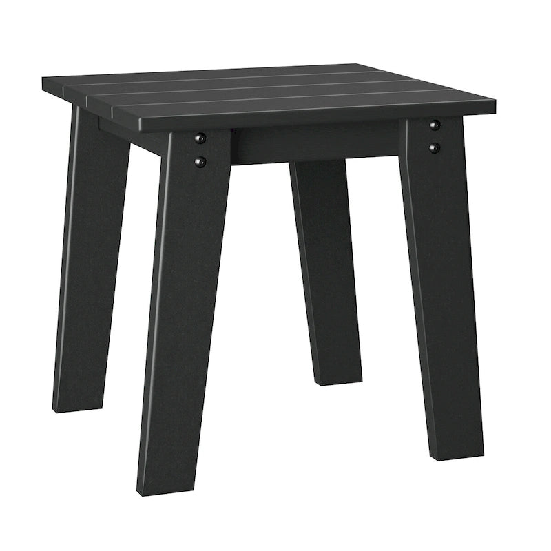 Table d'appoint d'extérieur Adirondack, table de chevet en plastique PEHD pour patio, jardin, piscine, idéale pour l'intérieur et l'extérieur