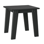 Table d'appoint d'extérieur Adirondack, table de chevet en plastique PEHD pour patio, jardin, piscine, idéale pour l'intérieur et l'extérieur