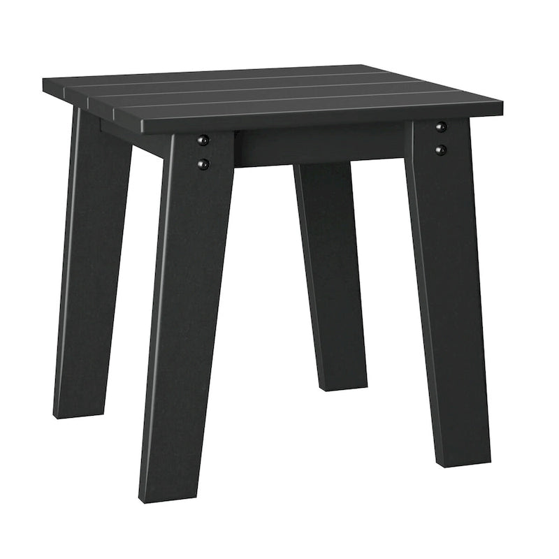 Table d'appoint d'extérieur Adirondack, table de chevet en plastique PEHD pour patio, jardin, piscine, idéale pour l'intérieur et l'extérieur