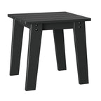 Table d'appoint d'extérieur Adirondack, table de chevet en plastique PEHD pour patio, jardin, piscine, idéale pour l'intérieur et l'extérieur