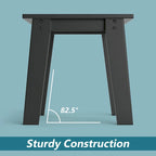 Table d'appoint d'extérieur Adirondack, table de chevet en plastique PEHD pour patio, jardin, piscine, idéale pour l'intérieur et l'extérieur