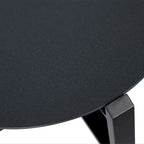 Fauteuils en toile, ensemble de conversation avec table d'appoint, structure en aluminium (ensemble de 3)