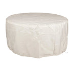 Ensemble table de feu en aluminium de 112 cm (44 po) avec quatre fauteuils pivotants et accessoires