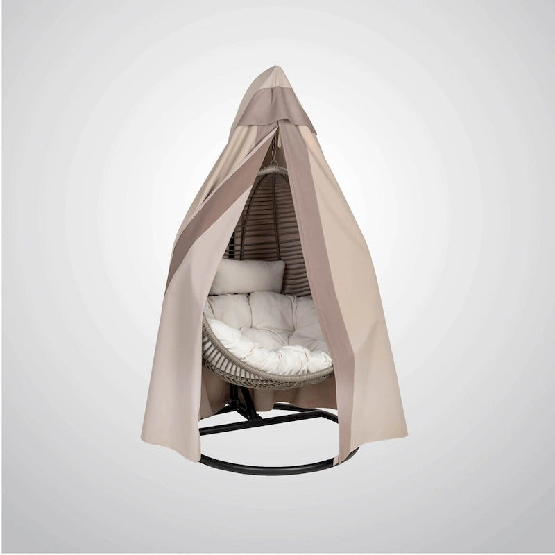Housse pour fauteuil œuf de patio Monterey de Modern Leisure, 45 x 42 x 75 cm, beige