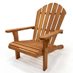 Chaise Adirondack LuXeo Bali en teck - 28,5 (L) x 33,5 (P) x 37 (H)