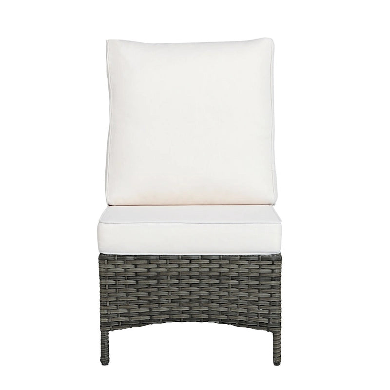 Ensemble de mobilier de patio, canapé de conversation d'extérieur 6 pièces