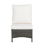 Ensemble de mobilier de patio, canapé de conversation d'extérieur 6 pièces