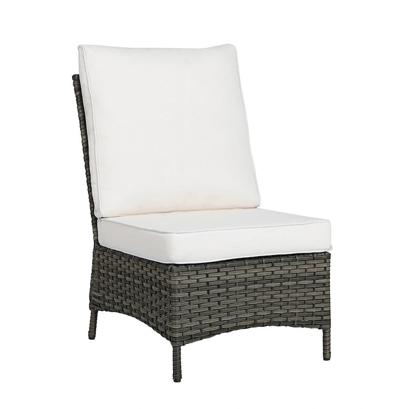 Ensemble de mobilier de patio, canapé de conversation d'extérieur 6 pièces