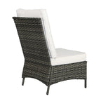 Ensemble de mobilier de patio, canapé de conversation d'extérieur 6 pièces