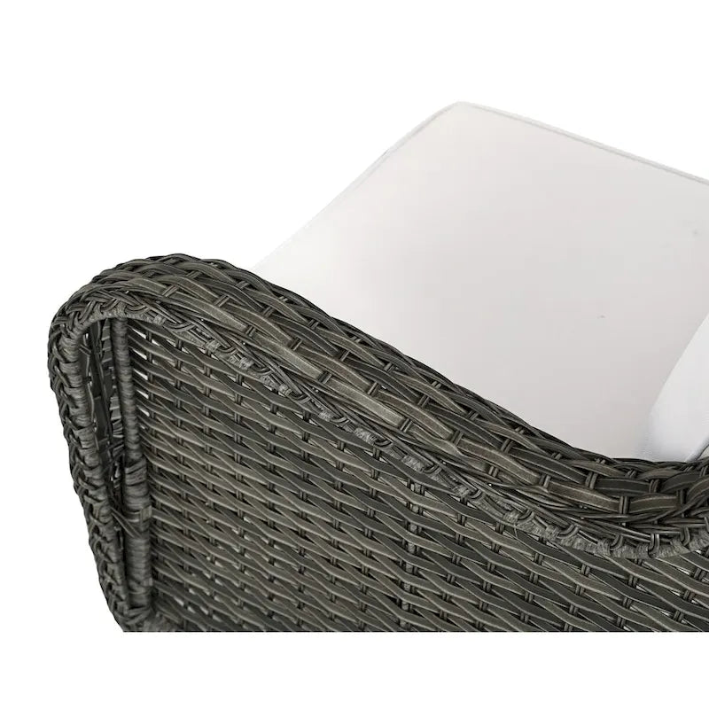 Ensemble de mobilier de patio, canapé de conversation d'extérieur 6 pièces