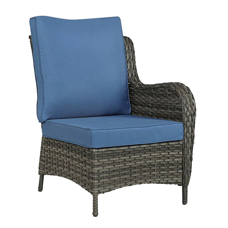 Ensemble de mobilier de patio, canapé de conversation d'extérieur 6 pièces