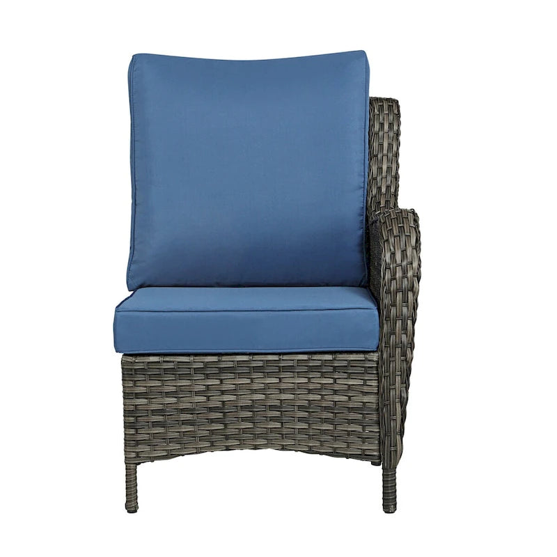 Ensemble de mobilier de patio, canapé de conversation d'extérieur 6 pièces
