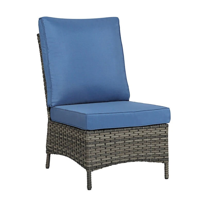 Ensemble de mobilier de patio, canapé de conversation d'extérieur 6 pièces