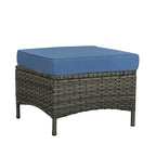Ensemble de mobilier de patio, canapé de conversation d'extérieur 6 pièces