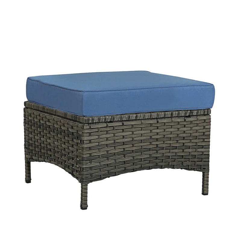 Ensemble de mobilier de patio, canapé de conversation d'extérieur 6 pièces