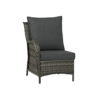 Ensemble de mobilier de patio, canapé de conversation d'extérieur 6 pièces